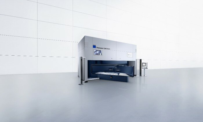 The new second-generation TruLaser Cell 8030 has a compact footprint and is easily accessible from all sides.(Photo:TRUMPF)